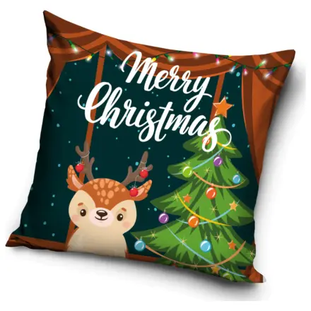 Karácsonyi Cute Reindeer párnahuzat termékfotó