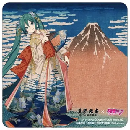Katsushika Hokusai x Hatsune Miku Car Thirty-six Views of Mount Fuji Fine Wind, Clear Morning hűtőmágnes  termékfotó