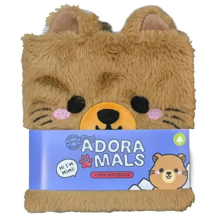 KAWAII Adoramals Mimi the Marmot Fluffy jegyzetfüzet termékfotó
