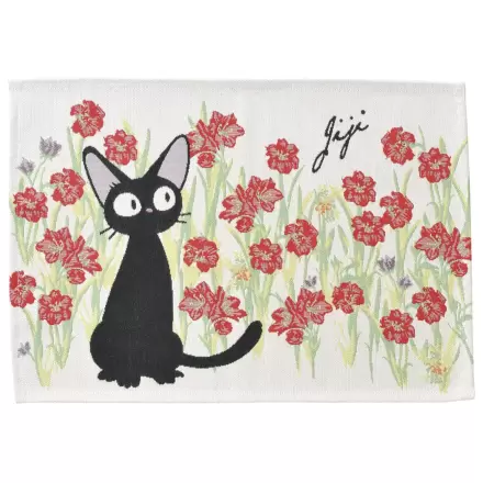 Kiki's Delivery Service Jiji Red Flowers szövet uzsonnás szalvéta termékfotója