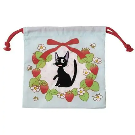 Kiki's Delivery Service szennyestartó táska Jiji & strawberries 20 x 19 cm termékfotó