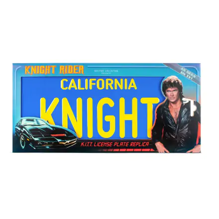 Knight Rider rendszáma replika termékfotója