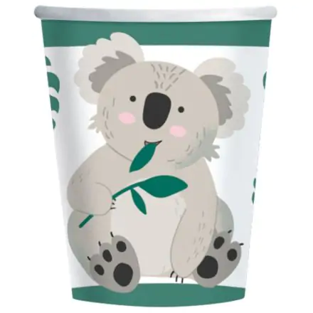 Koala papír pohár 8 db-os 250 ml termékfotó