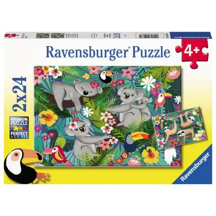 Koalas and sloths puzzle 2x24db-os termékfotó