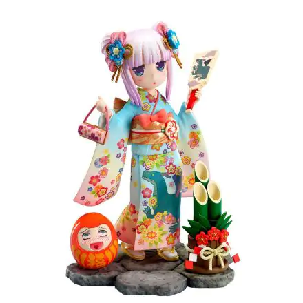Kobayashi's Dragon Maid 1/7 Kanna Finest Kimono PVC szobor figura 17 cm termékfotó