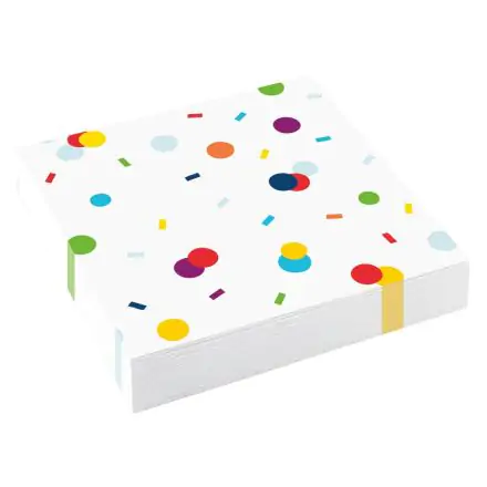 Konfettis szalvéta 20 db-os 33*33 termékfotó