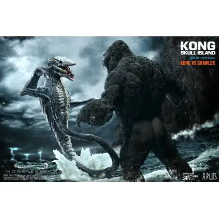 Kong Skull Island Deform Real Series Kong vs Skull Crawler Normal Version szobor figura 32 cm termékfotó
