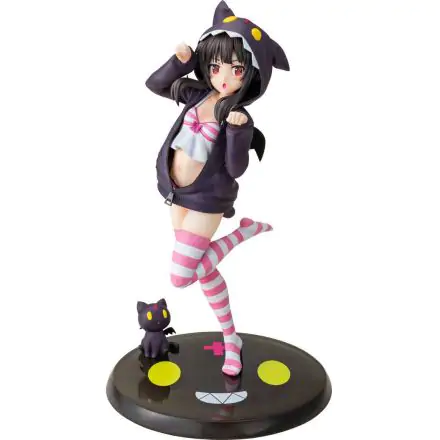 Kono Subarashii Sekai ni Syukufuku wo! 1/7 Megumin Hoodie Look Chomusuke ver. szobor figura 25 cm termékfotó