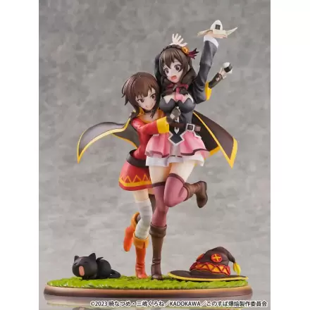 Konosuba: God's Blessing on This Wonderful World! SHIBUYA SCRAMBLE FIGURE 1/6 Megumin & Yunyun Futari wa Otomodachi Ver. PVC szobor figura 26 cm termékfotója