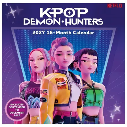 KPop Demon Hunters (2027) fali naptár termékfotó