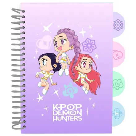 Kpop Demon Hunters Chibi A5 jegyzetfüzet termékfotó