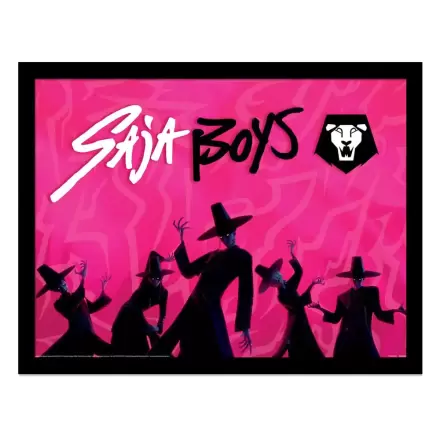 KPop Demon Hunters Collector Print Saja Boys Idol keretezett poszter termékfotó