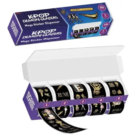 KPop Demon Hunters Golden matricák adagolóval termékfotó