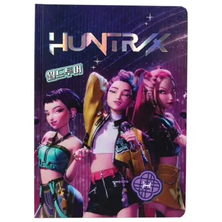 KPop Demon Hunters Huntr/x A5 jegyzetfüzet termékfotó