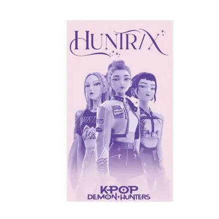 KPop Demon Hunters Huntrix mikroszálas törölköző termékfotó