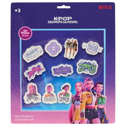 Kpop Demon Hunters radír csomag termékfotó