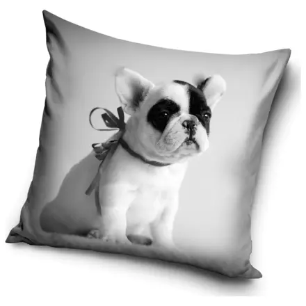 Kutyás French Bulldog párnahuzat termékfotó