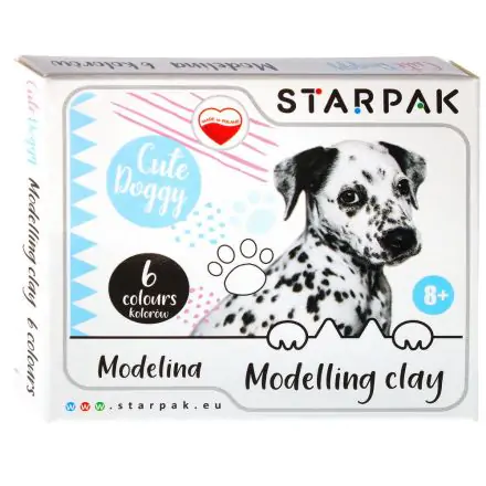 Kutyás modellező gyurma 6 db-os termékfotó