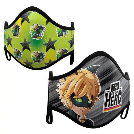 Ladybug Cat Noir 2 db-os válogatás felnőtt maszk termékfotó