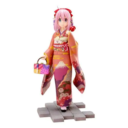 Laid-Back Camp 1/7 Nadeshiko Kagamihara Furisode Ver. PVC szobor figura 21 cm termékfotó