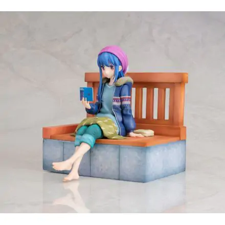 Laid-Back Camp 1/7 Rin Shima Footbath Ver. PVC szobor figura 17 cm termékfotó