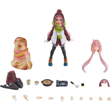 Laid-Back Camp Figma  Nadeshiko Kagamihara DX Edition akciófigura 13 cm termékfotó
