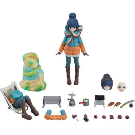 Laid Back Camp Rin Shima Deluxe figma figura 13cm termékfotója