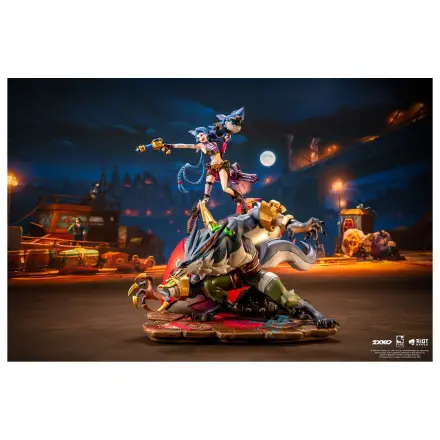 League of Legends 1/10 2XKO Jinx & Warwick Diorama szobor figura 37 cm  termékfotó