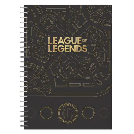 League of Legends A/4 spirál vonalas füzet 70 lapos termékfotó