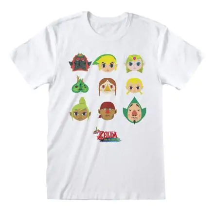 Legend of Zelda Wind Waker Faces póló termékfotója