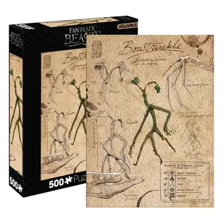 Legendás állatok és megfigyelésük - Bowtruckle puzzle (500 darab) termékfotó
