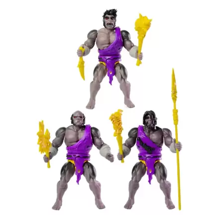 Legends of Dragonore Wave 2: Dragon Hunt Brukteror Cave Men 3 db-os akciófigura csomag 14 cm termékfotó