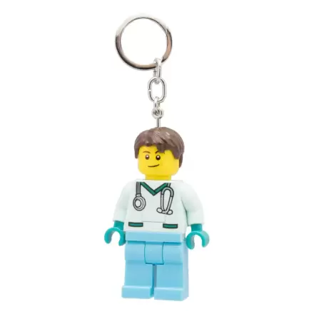 LEGO Minifigures Doctor világító kulcstartó 8 cm termékfotója