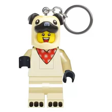 LEGO Minifigures Pug világító kulcstartó 8 cm termékfotója