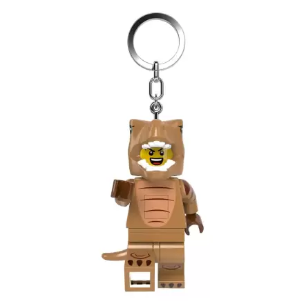 LEGO Minifigures T-Rex Costume világító kulcstartó 8 cm termékfotó