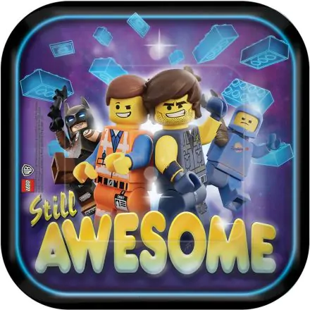 Lego Movie, Lego kaland Papírtányér 8 db-os 18 cm termékfotó