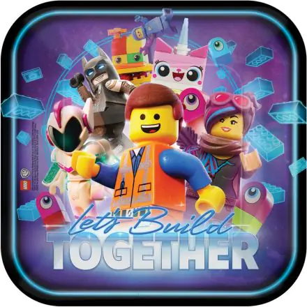 Lego Movie, Lego kaland Papírtányér 8 db-os 23 cm termékfotó