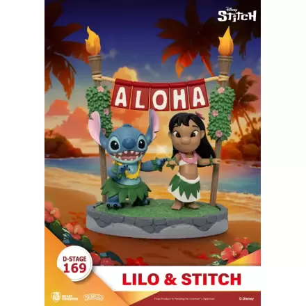 Lilo & Stitch D-Stage Lilo & Stitch PVC Diorama szobor figura 16 cm termékfotó