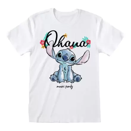 Lilo & Stitch Ohana Means Family White póló termékfotója