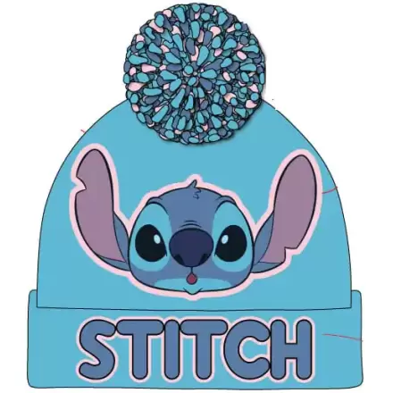 Lilo & Stitch Pom-Pom Light Blue kötött sapka termékfotója