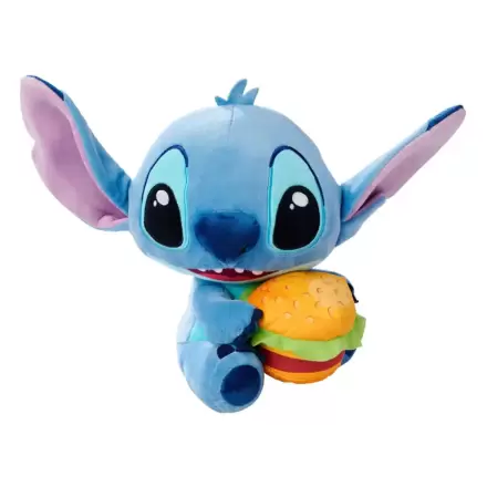 Lilo & Stitch Stitch with Burger plüss figura 25 cm termékfotója