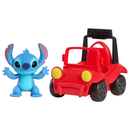 Lilo & Stitch Mini figura Stitch & beach buggy játékkészlet 7,5 cm termékfotó