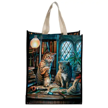 Lisa Parker Purrrlock Holmes Cat bevásárlótáska termékfotó