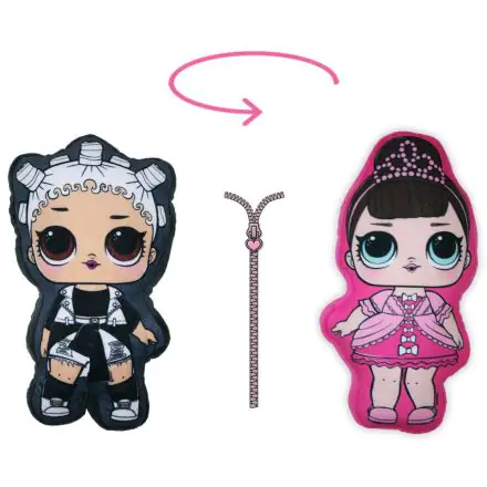 LOL Surprise 2 az 1-ben kifordítható párna, díszpárna 15*30 cm termékfotó