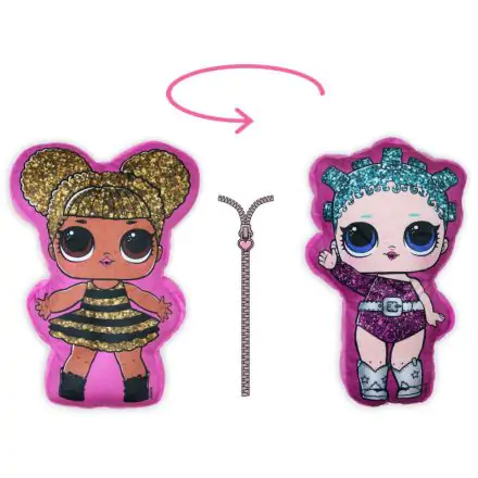 LOL Surprise 2 az 1-ben kifordítható párna, díszpárna 20*29 cm termékfotó