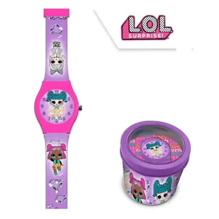 LOL Surprise analóg karóra fém dobozban termékfotó