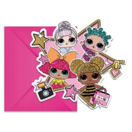 LOL Surprise Glitterati, Party Meghívó 6 db-os termékfotó