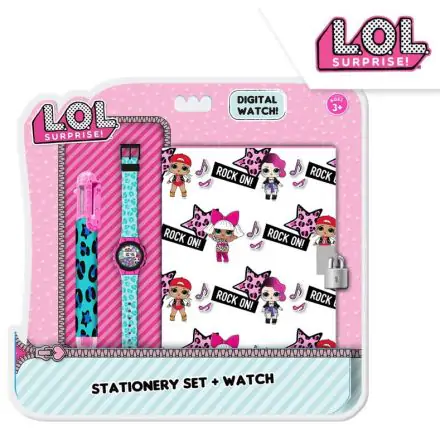 LOL Surprise napló + 6 színű toll + digitális karóra termékfotó