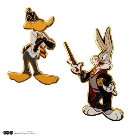 Looney Tunes Bugs Bunny & Daffy Duck at Hogwarts kitűző csomag termékfotója