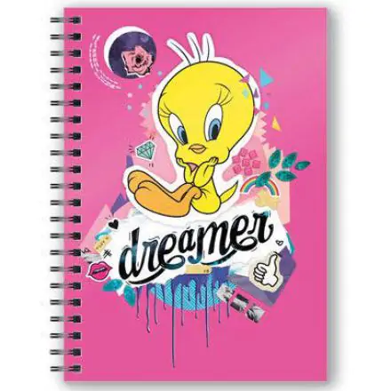 Looney Tunes Tweety A5 3D jegyzetfüzet termékfotó